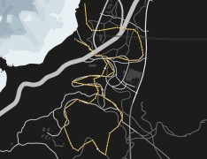 Land Race: Across the Wilderness Map