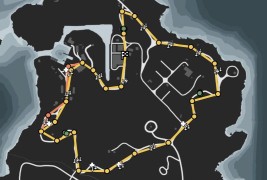 Cayo Perico Race: Cayo Perico - Going Up Map