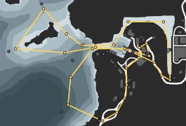 Cayo Perico Race: Cayo Perico - Hard Dock Life Map