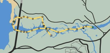 Sea Race: Delta V Map