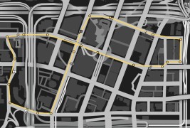 Land Race: Downtown Underground Map
