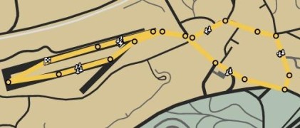 Land Race: Drag Strip Map
