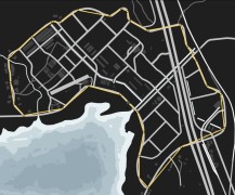 Land Race: Grapeseed Circuit Map