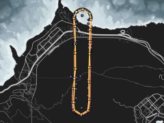 Hotring Circuit - Chiliad Peak Raceway Map