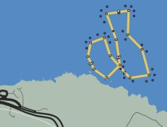 Sea Race: Motorboating Map
