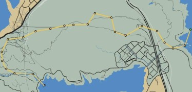 Air Race: Over the Hill Map