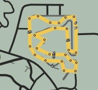 Bike Race: Redwood Light District Map