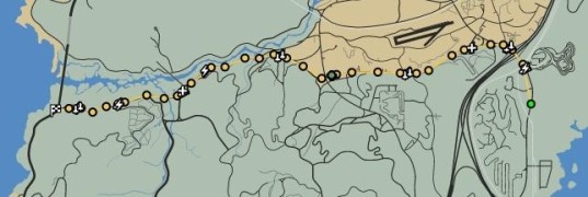 Land Race: Route 68 Map