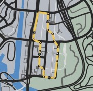 Bike Race: Staying on Track Map