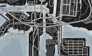 Stunt Race - Around the Docks Map
