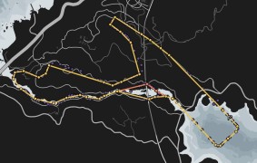 Stunt Race - Canyon Crossing Map