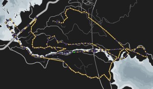 Stunt Race - Canyon Fodder Map