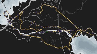 Stunt Race - Canyon Fodder Map