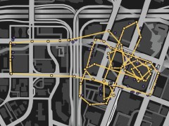 Stunt Race - Maze Bank Ascent Map