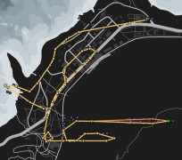 Stunt Race - Mountain Drop Map