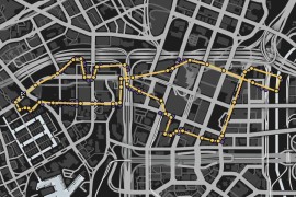 Stunt Race - Threading the Needle Map
