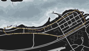 Stunt Race - Trench I Map