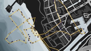 Stunt Race - Vespucci Map