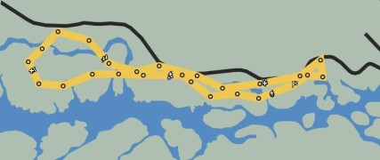 Land Race: Swamp Monster Map