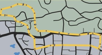 Land Race: Thrills in the Hills Map