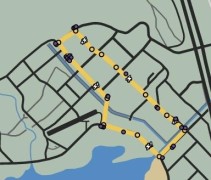 Bike Race: Track and Field Map