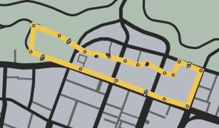 Land Race: Up the Back Alley Map