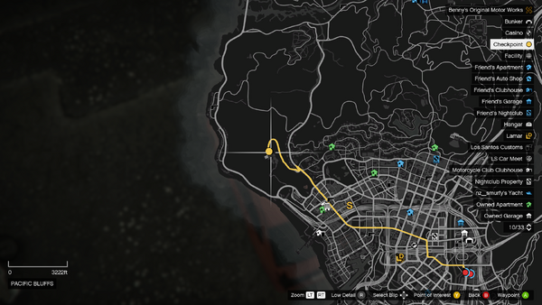 Sprint Race: Kortz Center GTA Online Race