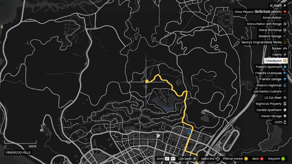 Sprint Race: Galileo Observatory GTA Online Race