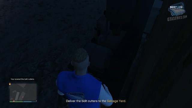 Task: Bolt Cutters GTA Online Salvage Yard Mission