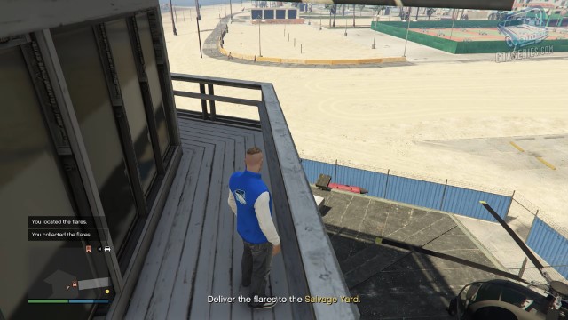Task: Flares GTA Online Salvage Yard Mission