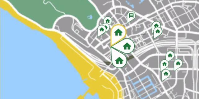 Del Perro Heights, Apt 20 - Map Location in GTA Online