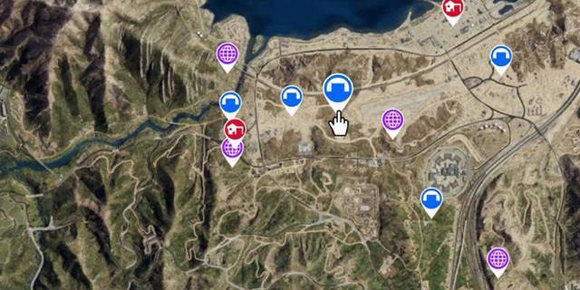 Grand Senora Desert Bunker - Map Location in GTA Online