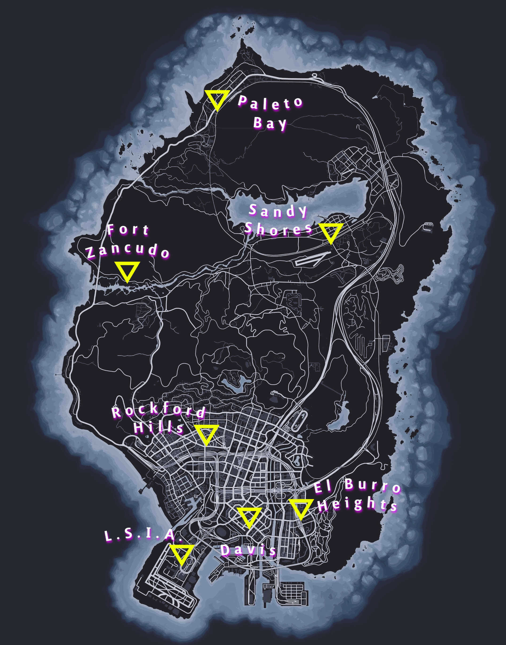 GTA 5 Fire Station: All Fire Stations Locations Map