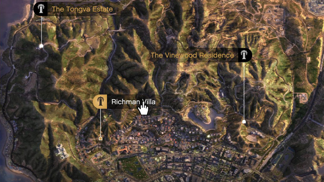 Richman Villa (Mansion) - Map Location in GTA Online Richman Villa (Mansion) - Map Location in GTA Online