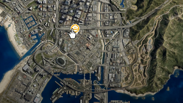 Hands On Car Wash - Map Location in GTA Online
