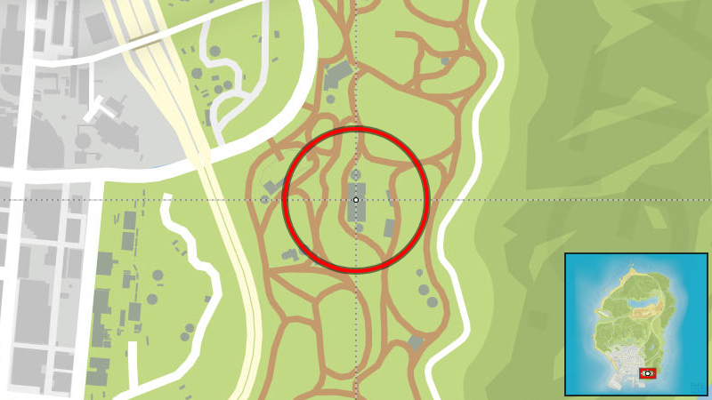 Car Scrapyard - Map Location in GTA V