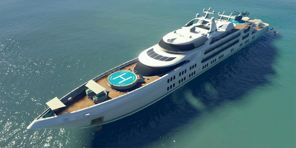 gta 5 get super yacht