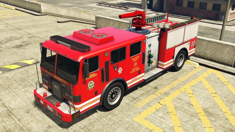 GTA 5 Vehicle - Fire Truck.