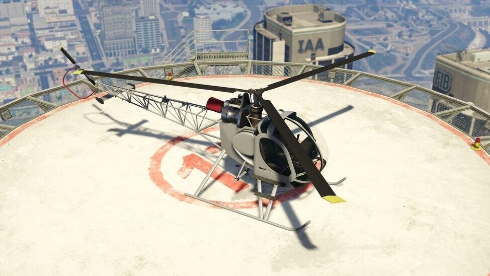 GTA 5 Best Helicopters - Sparrow