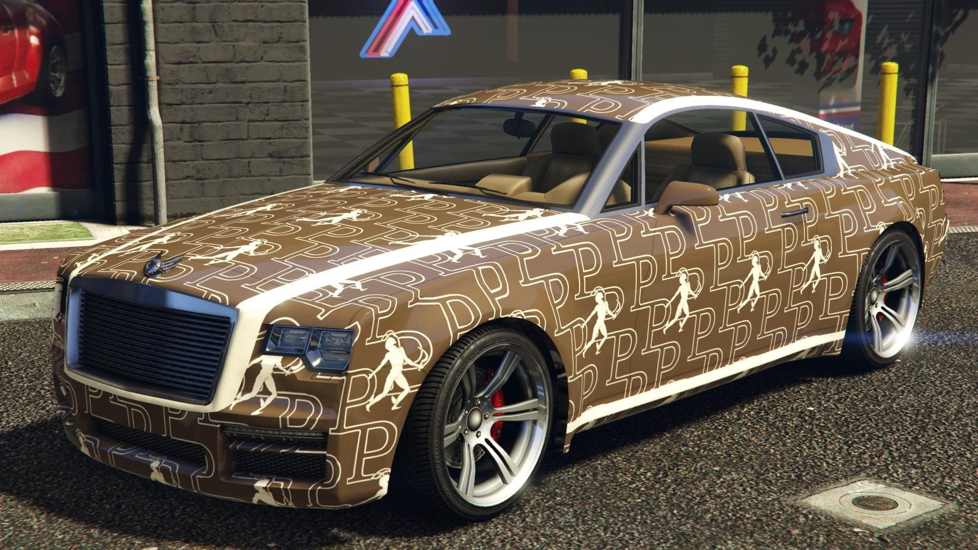 gta louis vuitton car