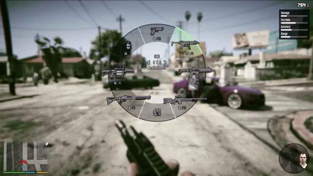 GTA 5 Weapon WHeel