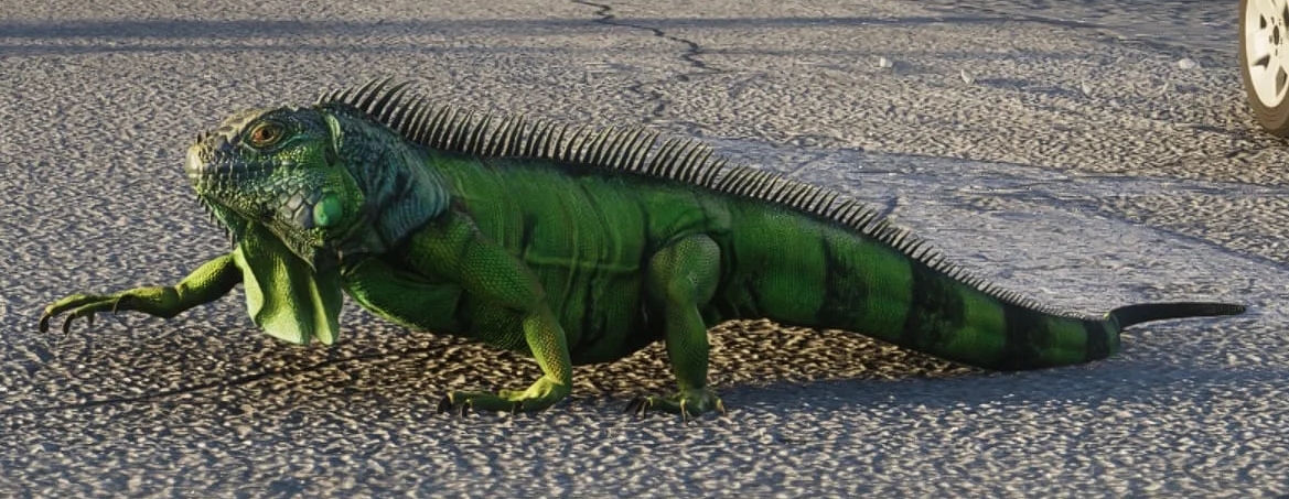 Green Iguana - GTA 6 Animals Guide Green Iguana - GTA 6 Animals Guide