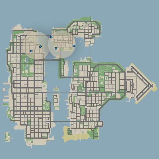 GTA: Chinatown Wars drug dealing turf of the Spanish Lords gang