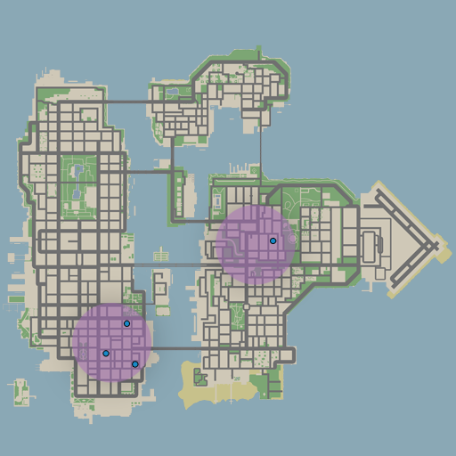 GTA: Chinatown Wars drug dealing turf of the Triads gang