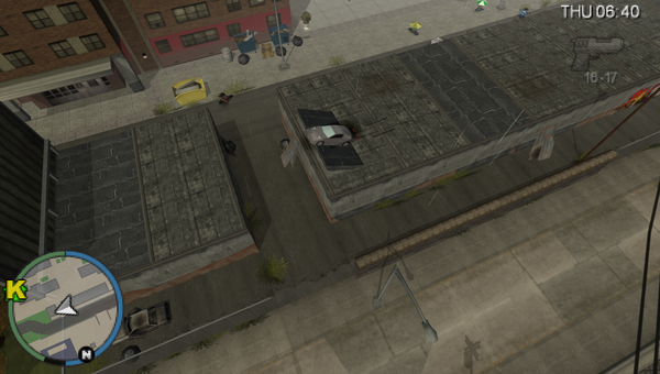 In-game depiction of Stunt Jump #29 in Grand Theft Auto: Chinatown Wars