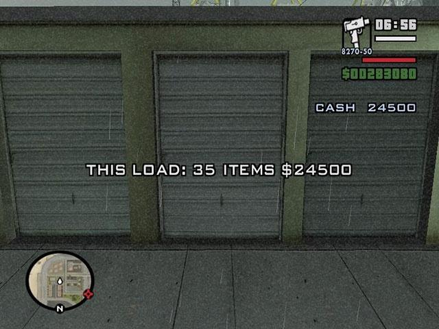 gta sa burglary mission 35 items in one night