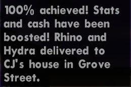 gta sa progress 100 reward message 0