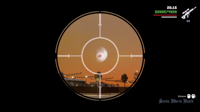 3 Resize The Moon with Sniper Rifle 1