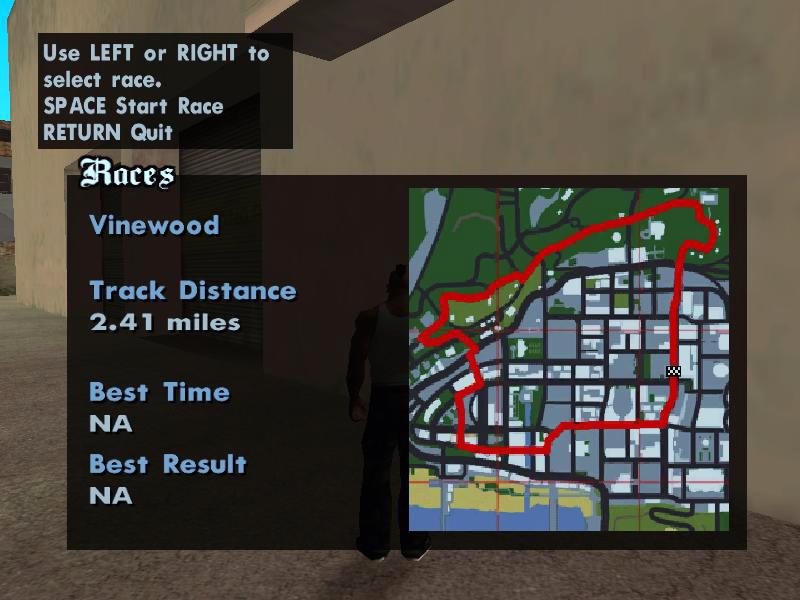 Why is Los Santos a great starting location in GTA San Andreas?