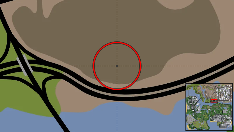 Hunter Quarry - Map Location in GTA San Andreas